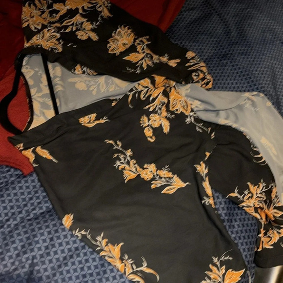 Vintage Floral style FREE Open Women's floral  Duster Length Robe Kimono - Picture 8 of 11